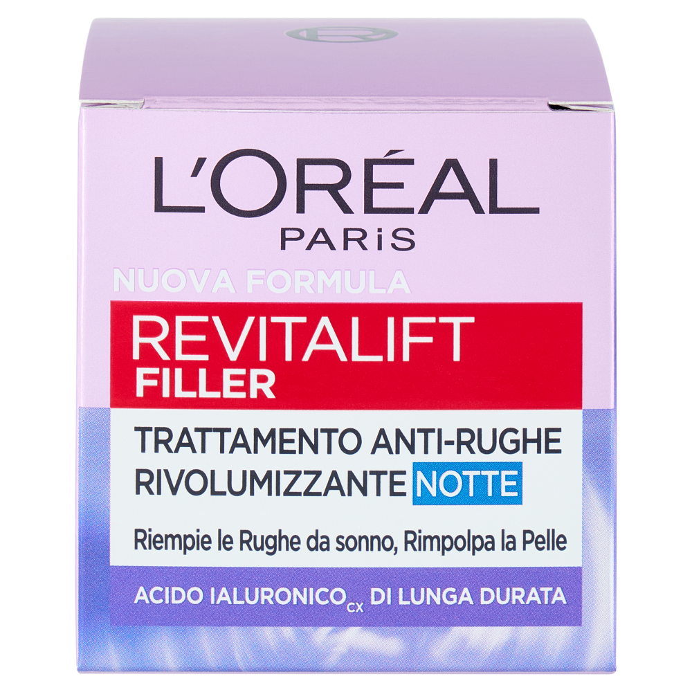 L'Oréal Paris Revitalift Filler Trattamento Anti-rughe Rivolumizzante Notte 50 ml