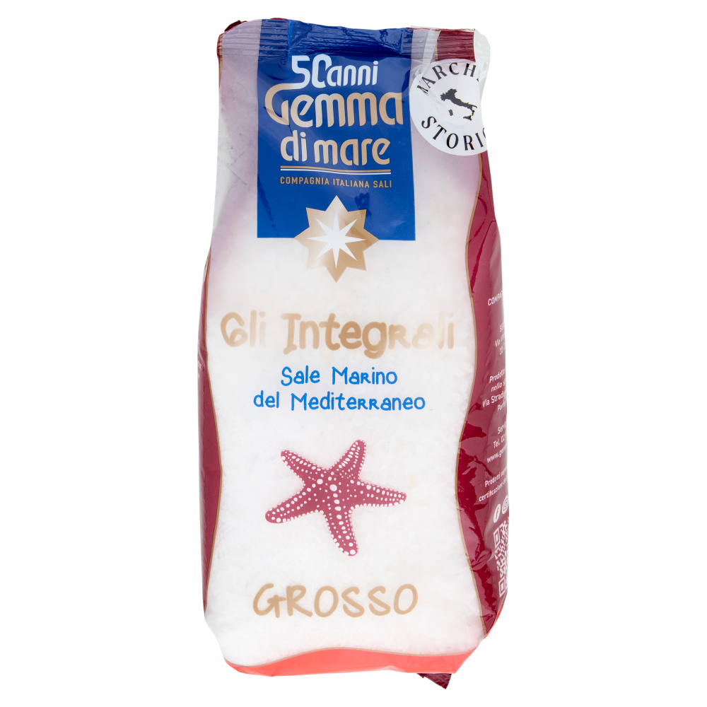 Gemma di mare Gli Integrali Sale Marino del Mediterraneo Grosso 1000 g