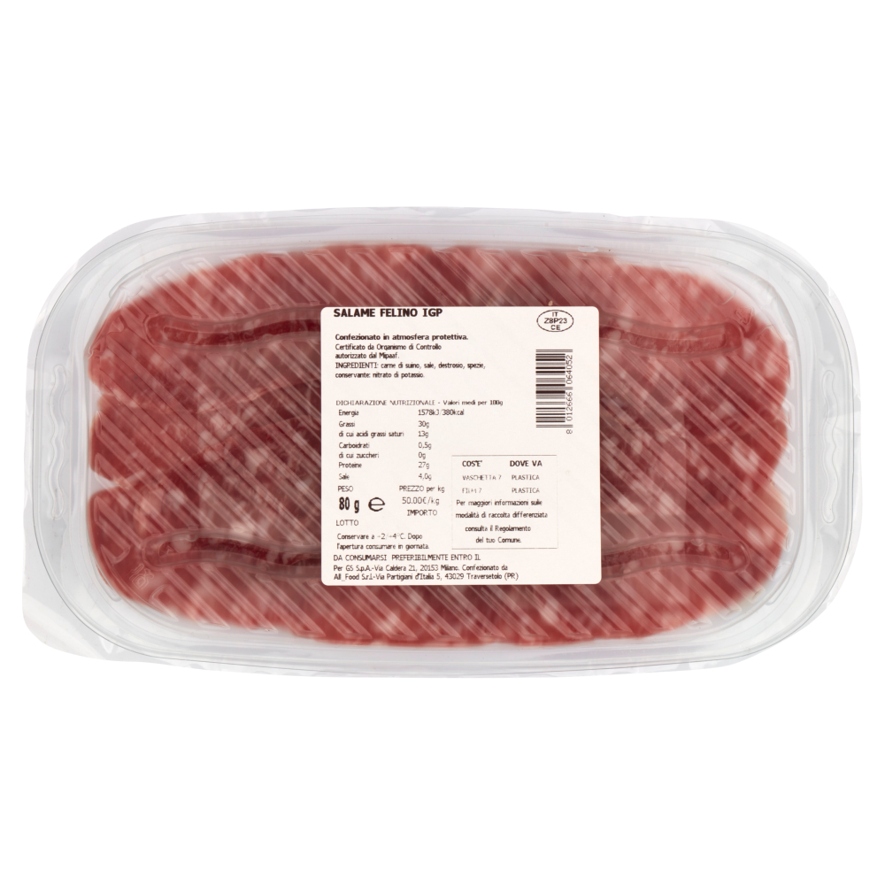 Carrefour Selection Salame Felino IGP 80 g
