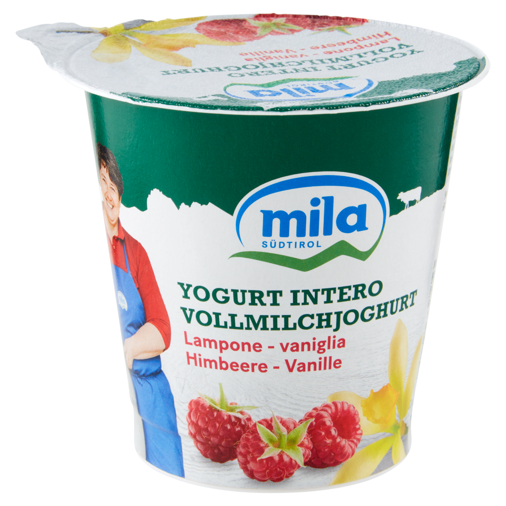 mila Yogurt Intero Lampone - vaniglia 125 g