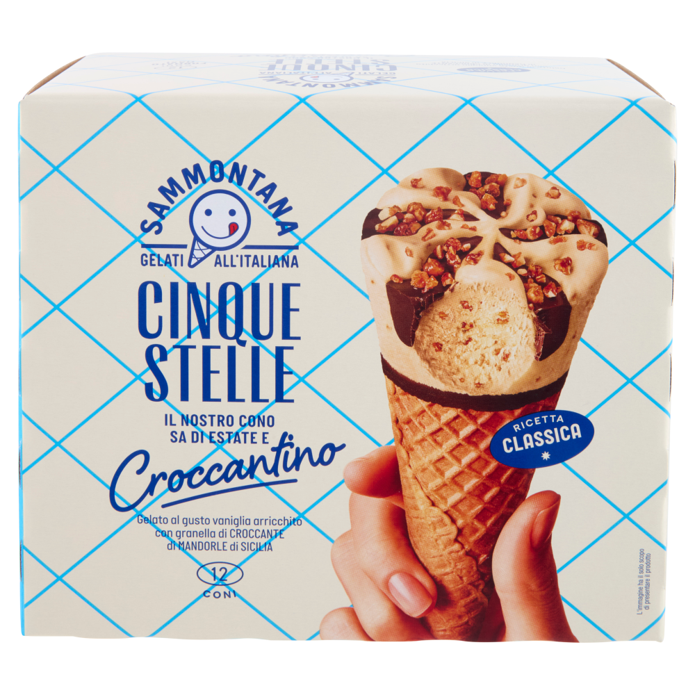 Sammontana Cinque Stelle Croccantino 12 x 75 g