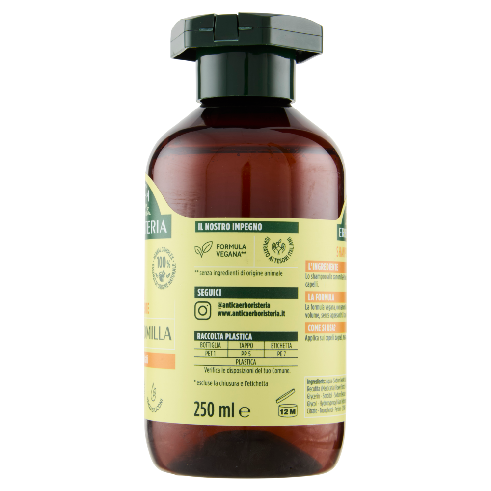 Antica Erboristeria Shampoo Addolcente Camomilla Capelli delicati 250 ml