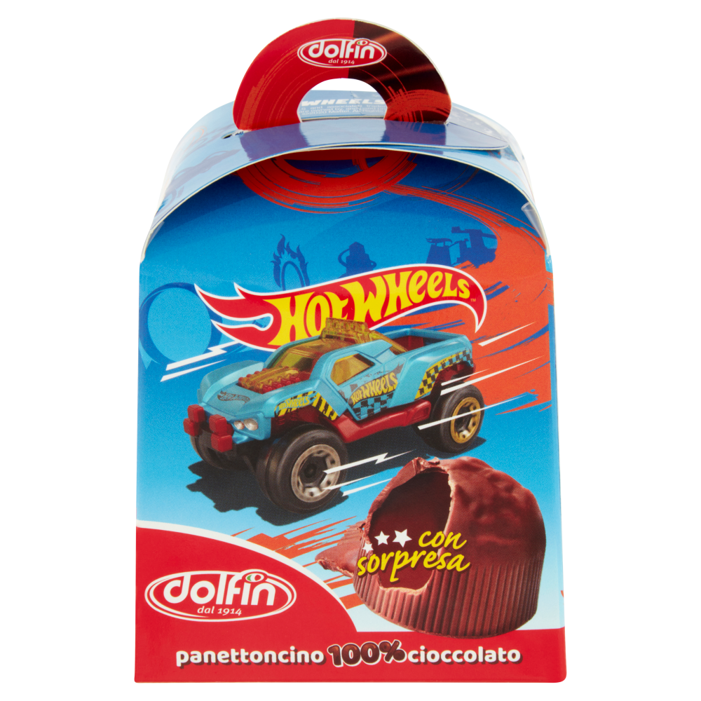 dolfin panettoncino 100% cioccolato Hot Wheels 40 g