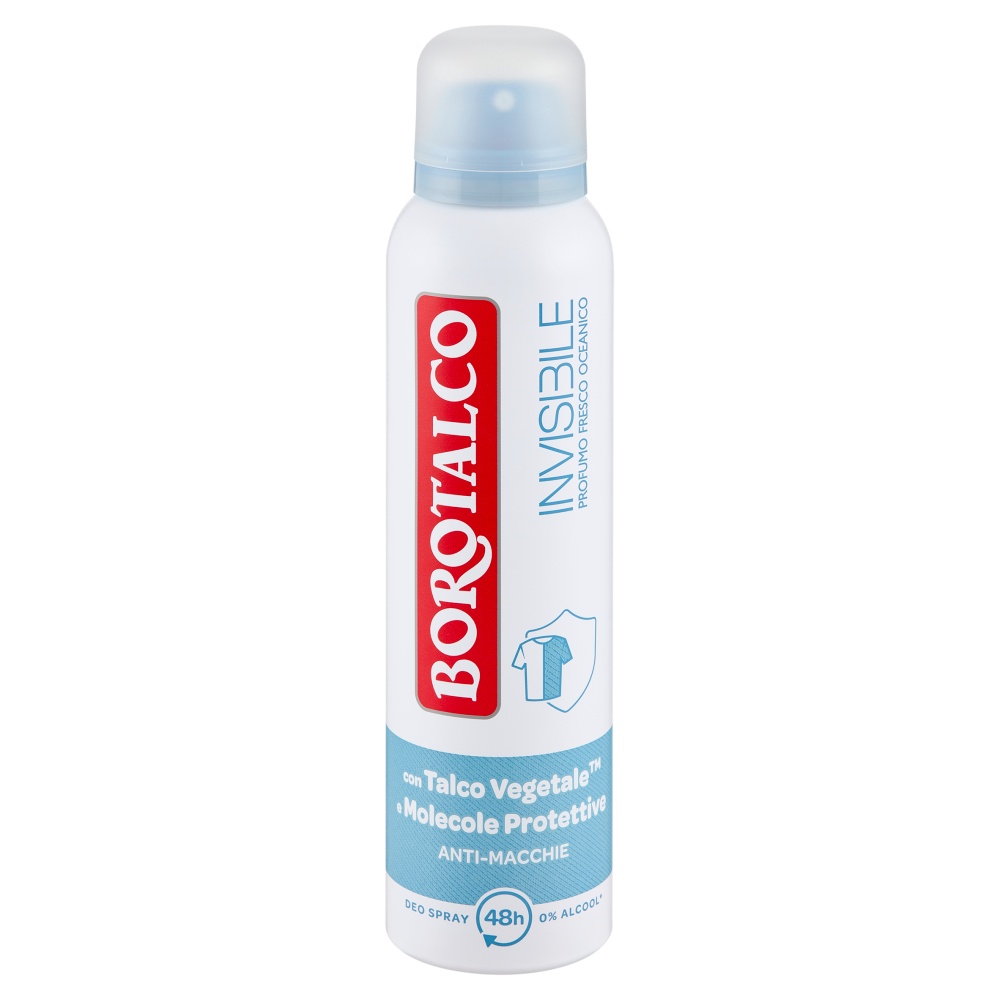 Borotalco Invisibile Profumo Fresco Oceanico Deo Spray 150 ml