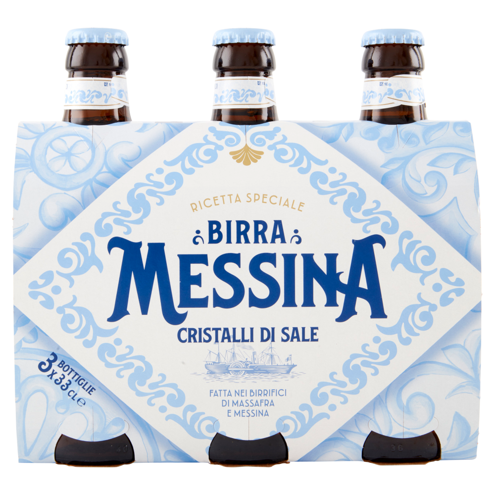 Birra Messina Cristalli di Sale 3 x 33 cl