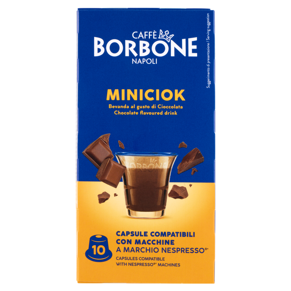 Caff&egrave; Borbone Miniciok Capsule Compatibili Nespresso* 10 x 7 g