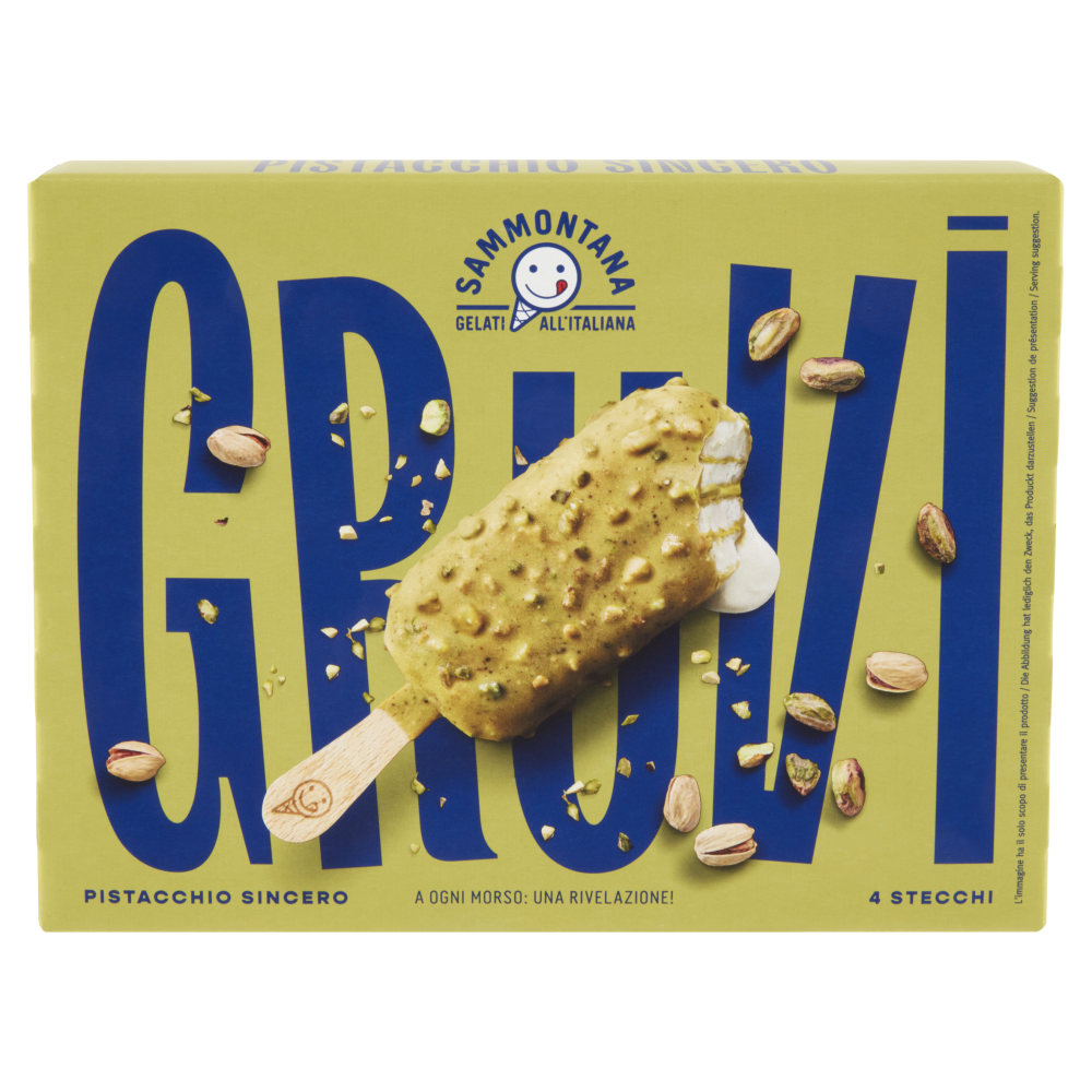 Sammontana Gruvi Pistacchio Sincero 4 x 60 g
