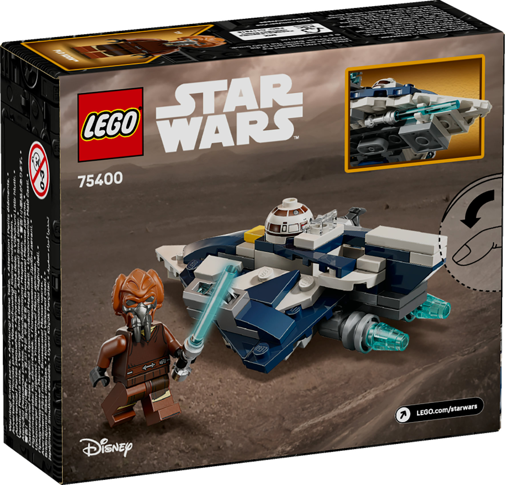 LEGO Star Wars Microfighter Jedi Starfighter di Plo Koon