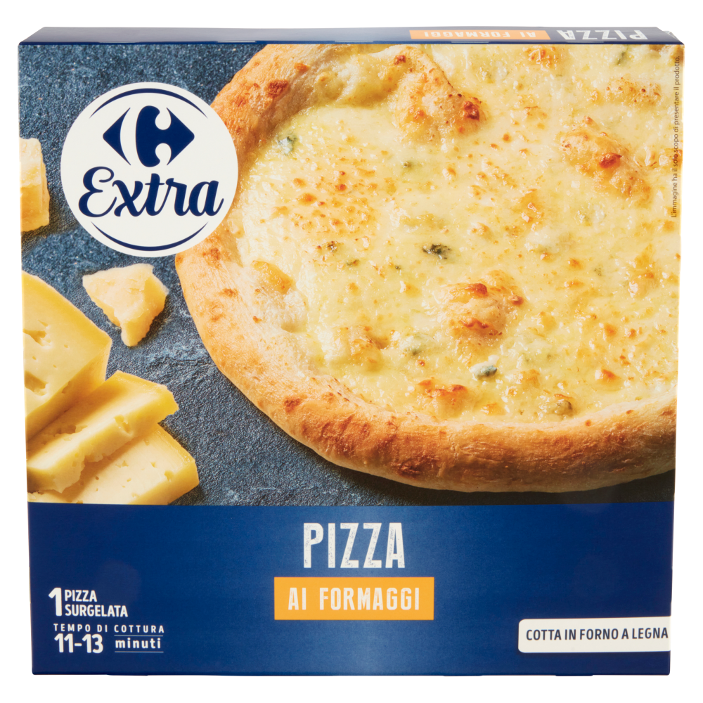 Carrefour Extra Pizza ai Formaggi Surgelata 390 g