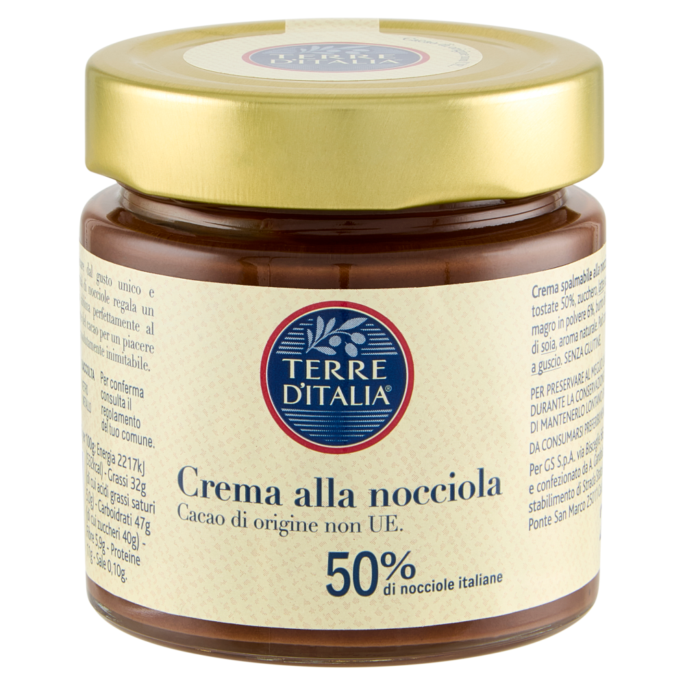 Terre d'Italia Crema alla nocciola 200 g