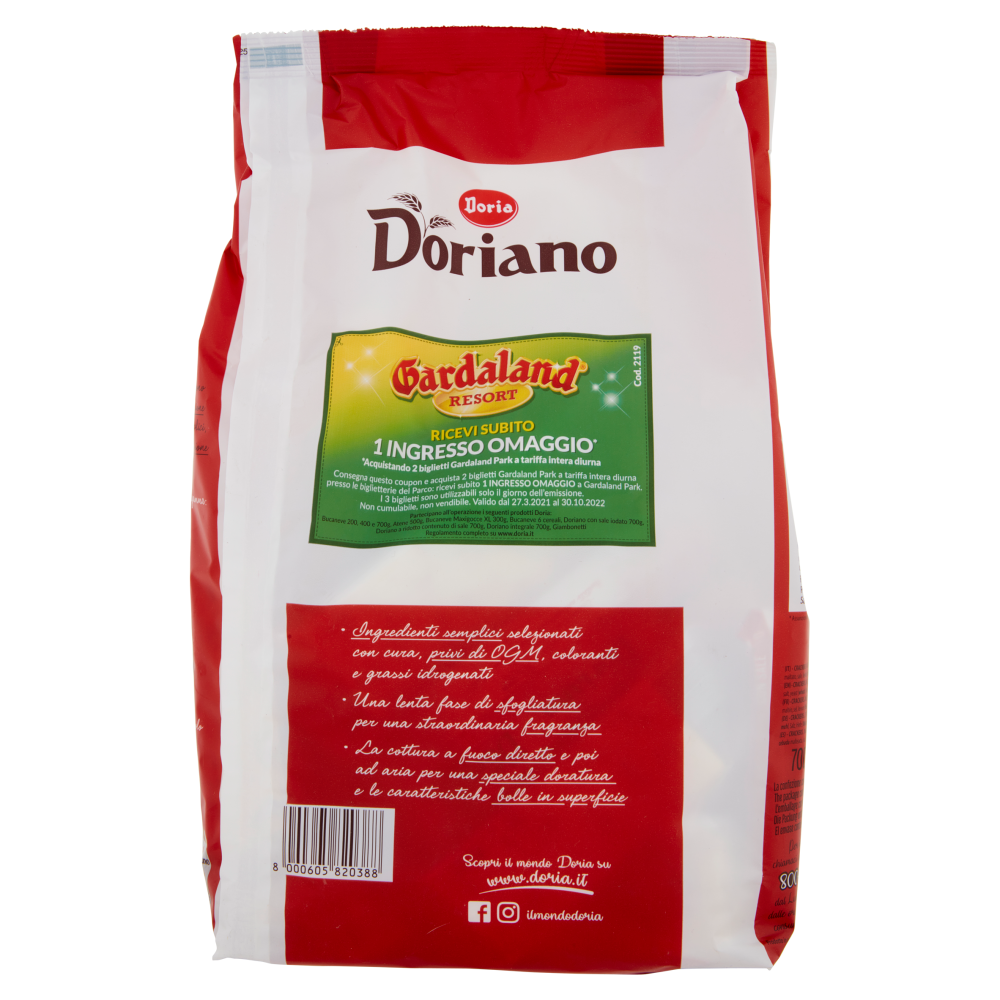 Doria Doriano con Sale Iodato - sacco 700g Gardaland