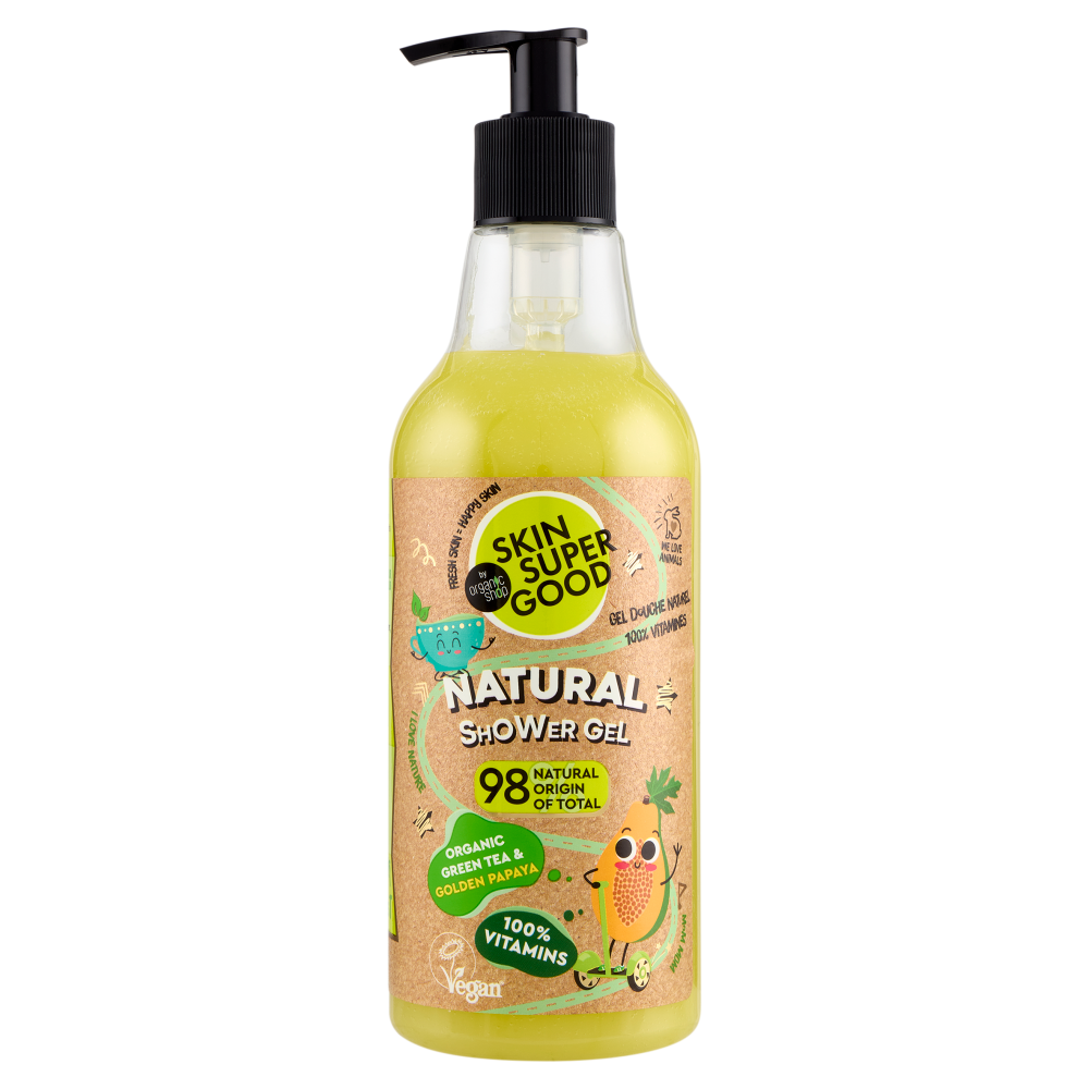 Skin Super Good Natural Shower Gel 100% Vitamins 500 ml