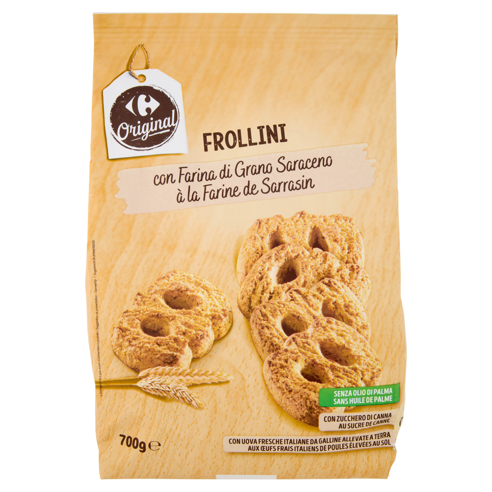 Carrefour Original Frollini con Farina di Grano Saraceno 700 g