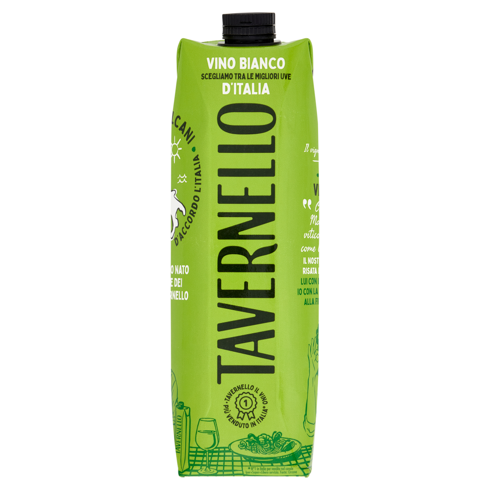Tavernello Vino Bianco d'Italia 1 L