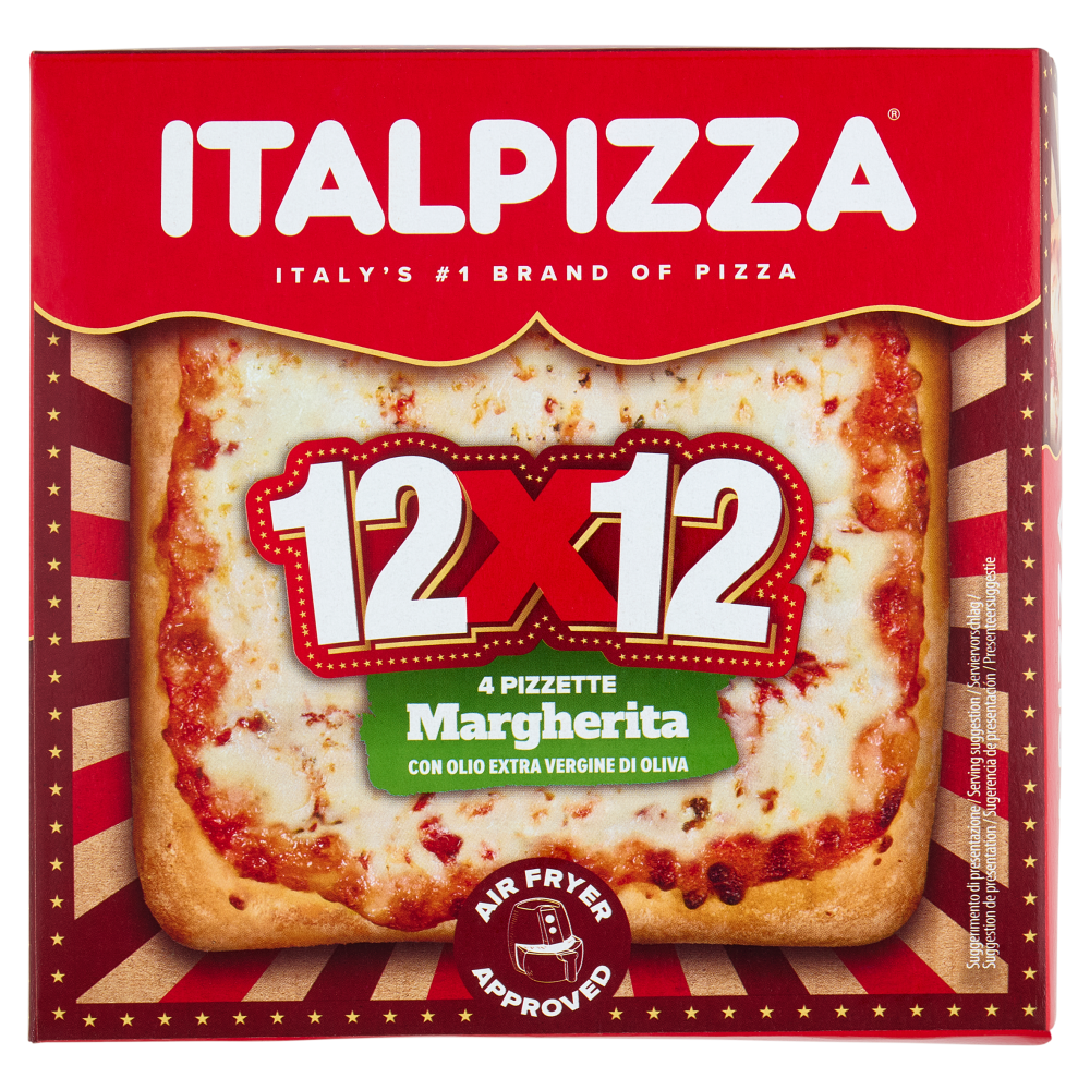 Italpizza 12x12 Margherita 4 x 90 g