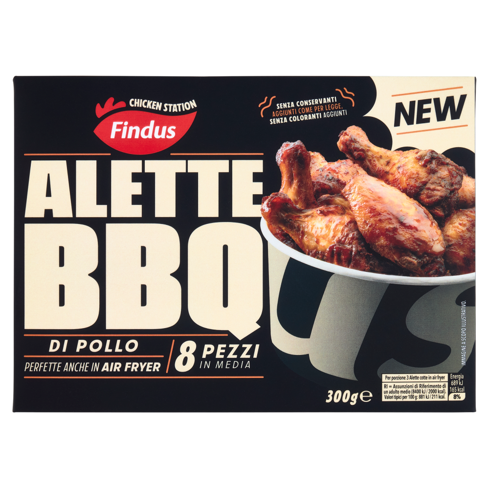 Findus Chicken Station Alette BBQ di Pollo 300 g