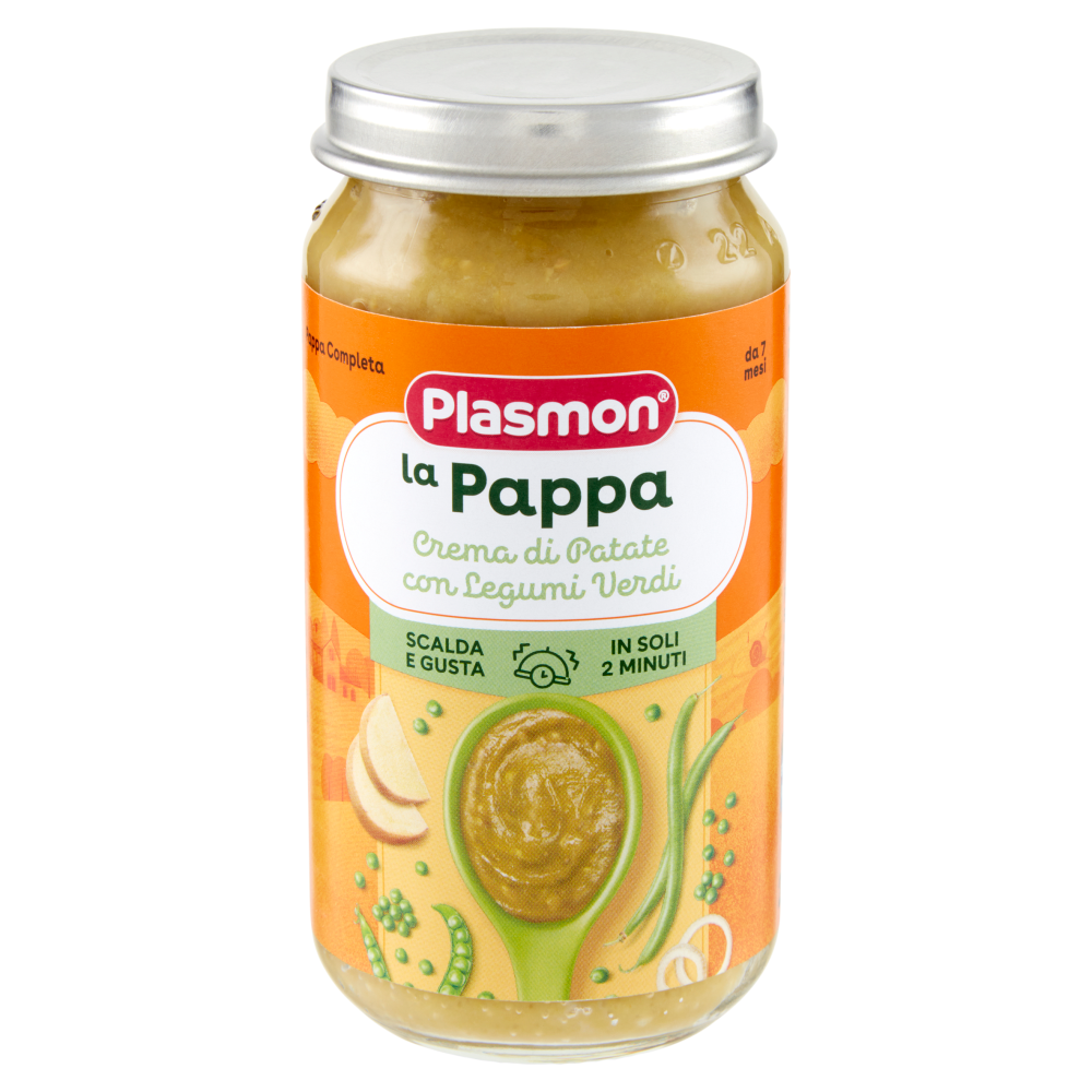 Plasmon la Pappa Crema di Patate con Legumi Verdi 200 g