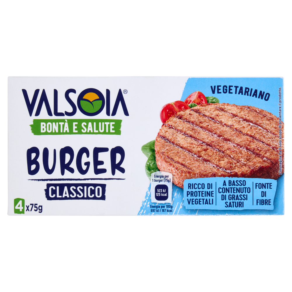 Valsoia Bontà e Salute Burger Classico 4 x 75 g