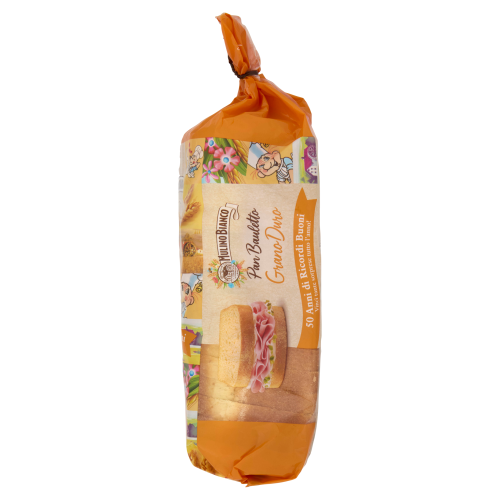 Mulino Bianco Pan Bauletto Grano Duro Pane Ideale per Panini 400g