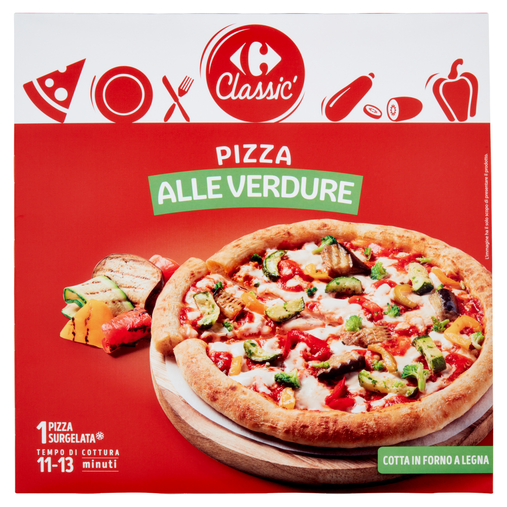 Carrefour Classic Pizza alle Verdure Surgelata 410 g