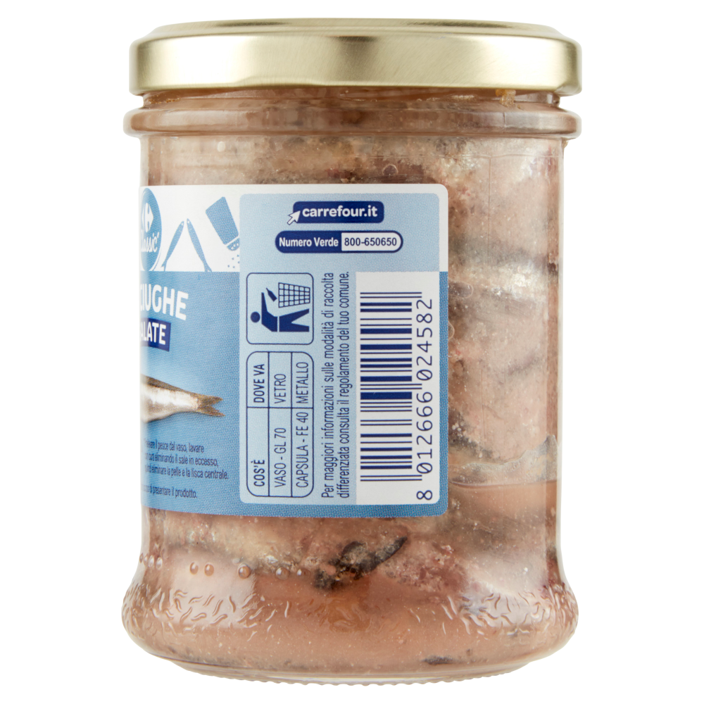 Carrefour Classic Acciughe Salate 280 g
