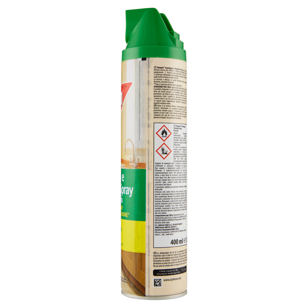 Baygon Scarafaggi e Formiche Spray Protezione Cucina* 400 ml