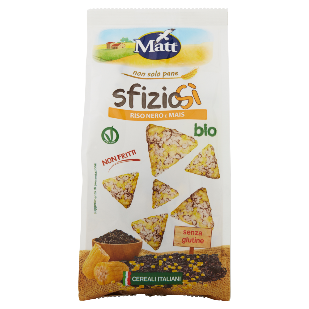 Matt non solo pane sfizioSì Riso Nero e Mais bio 60 g