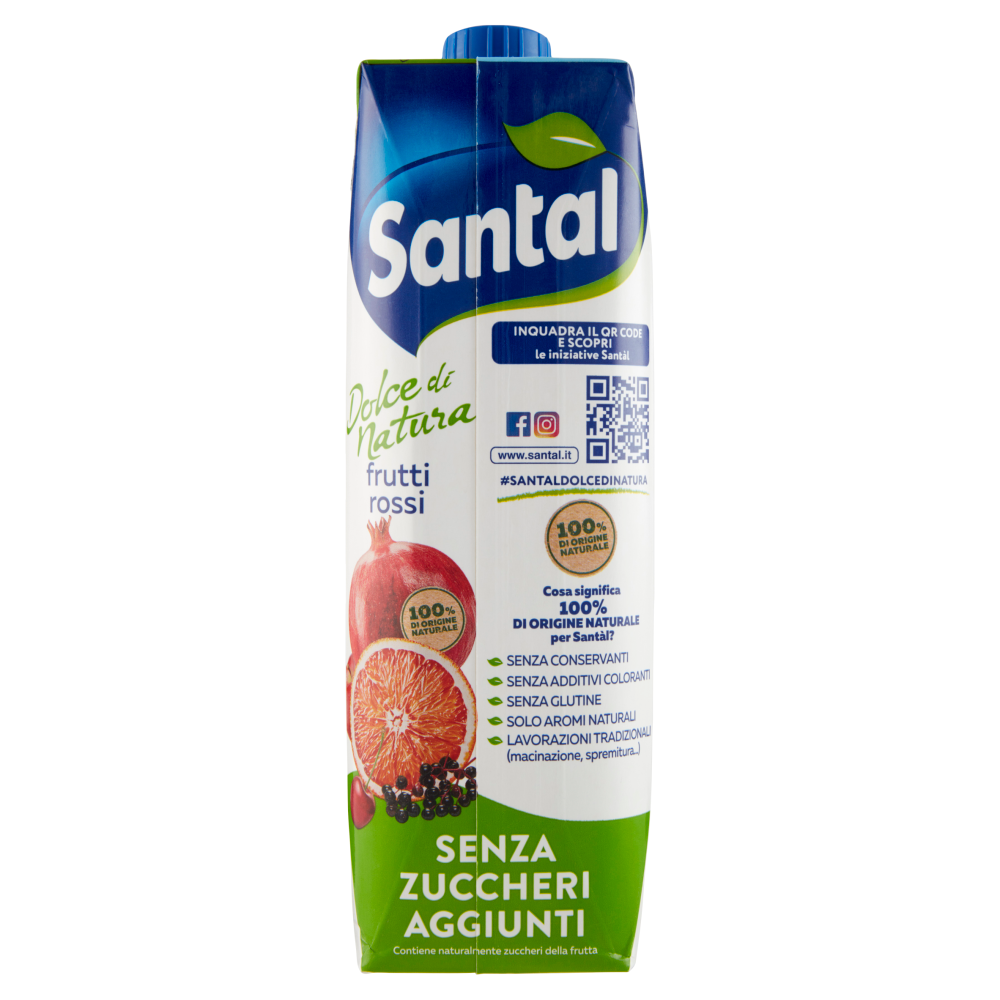 Sant&agrave;l Dolce di Natura frutti rossi Senza Zuccheri Aggiunti 1000 ml