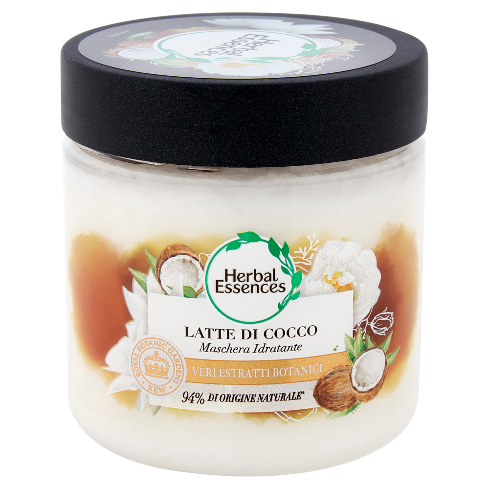 Herbal Essences Maschera Capelli Idratante con Latte di Cocco 250 ml