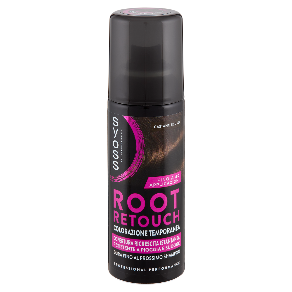 Syoss Root Retouch Colorazione Temporanea Castano Scuro 120 ml