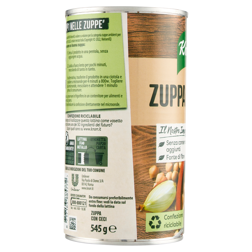Knorr Zuppa di Ceci 545 g Carrefour