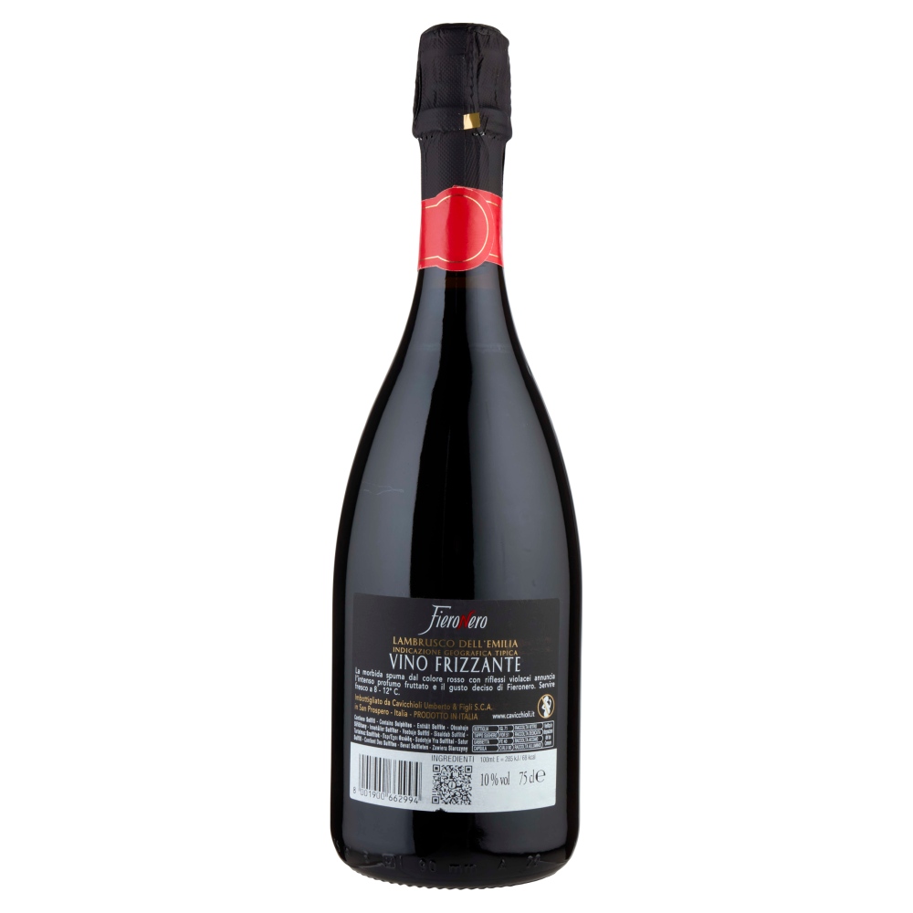 Cavicchioli FieroNero Lambrusco Scuro Lambrusco dell'Emilia IGT 75 cl