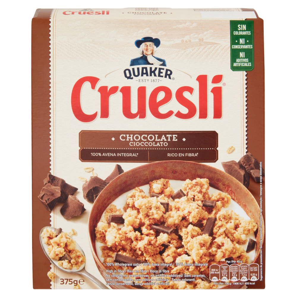 Quaker Cruesli Cioccolato 375 g