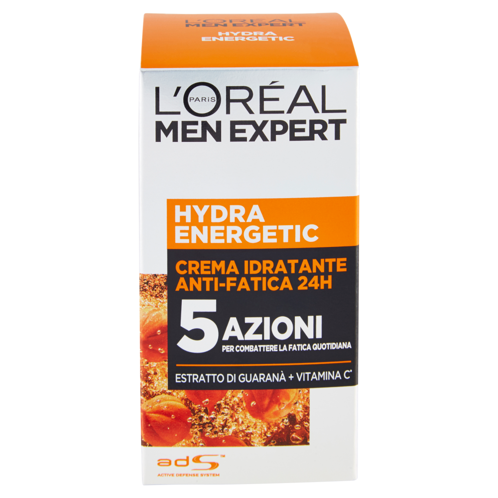 L'Oréal Paris Men Expert Hydra Energetic, Crema idratante Anti-Fatica, 50 ml