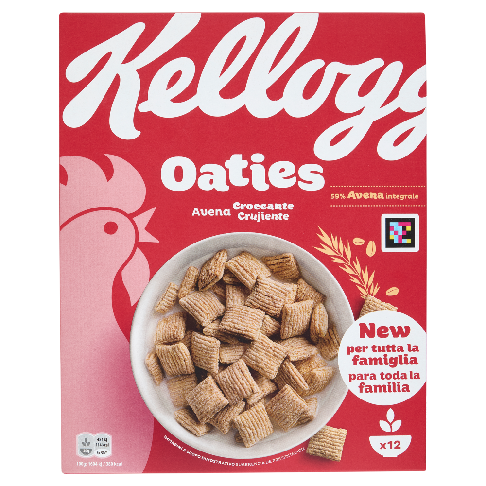 Kellogg's Oaties Avena Croccante 360 g