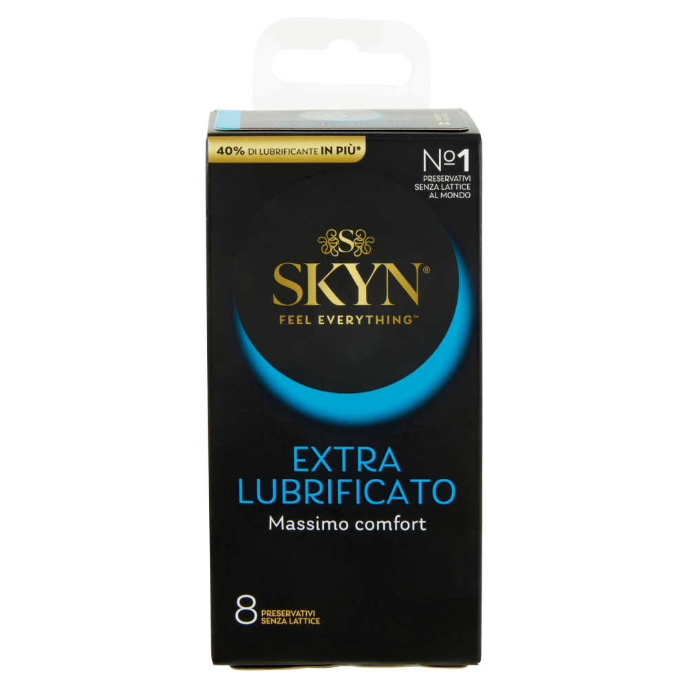 Skyn Extra Lubrificato Preservativi Senza Lattice 8 pz