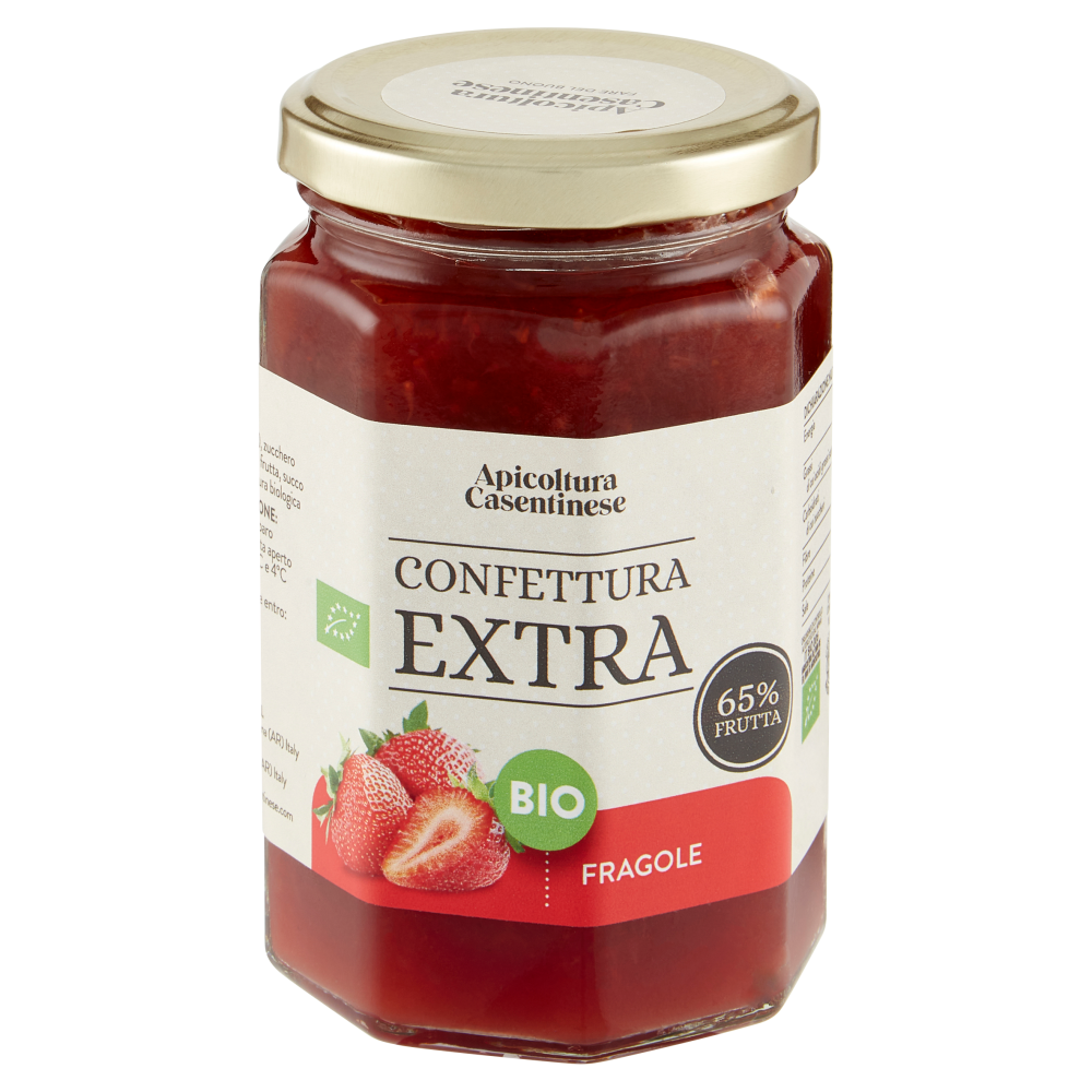 Apicoltura Casentinese Confettura Extra Bio Fragole 330 g