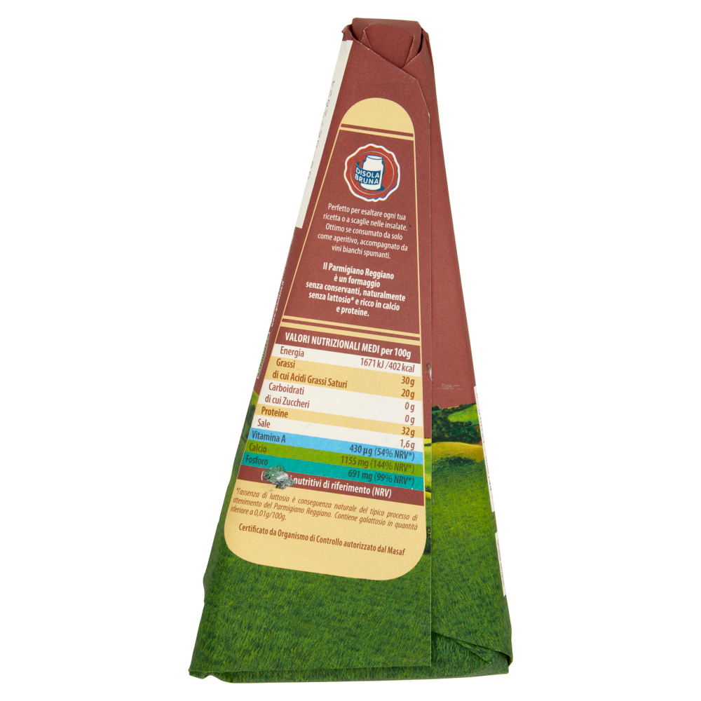 Parmareggio Parmigiano Reggiano DOP Vacche Brune Stagionato Oltre 24 Mesi 200 g