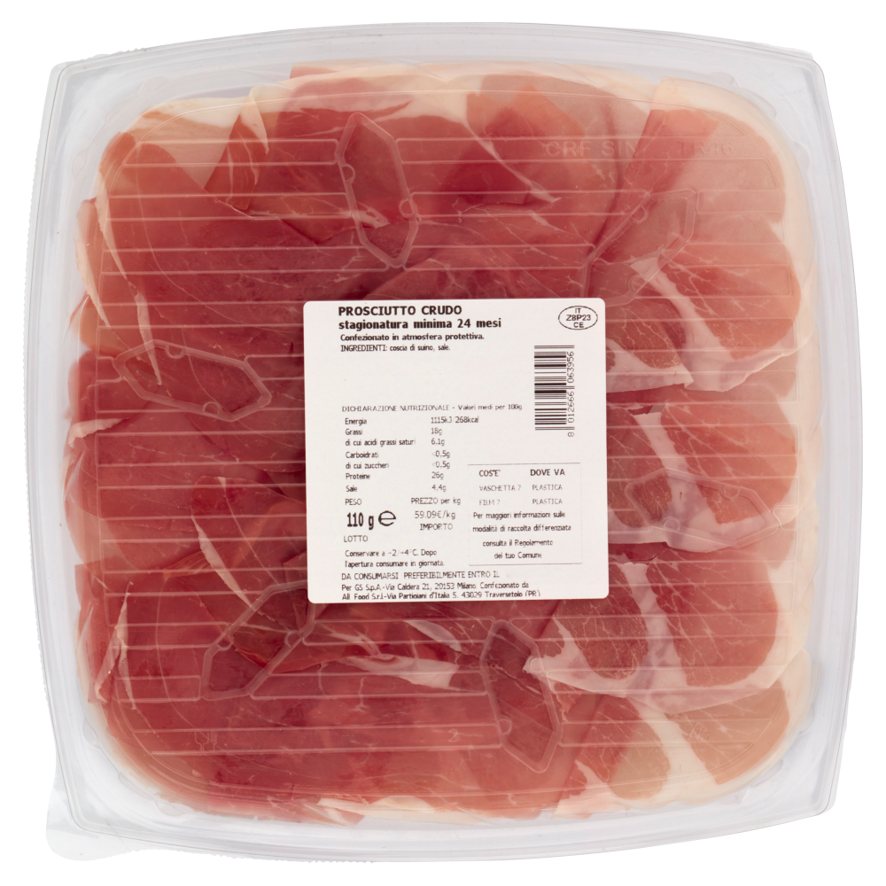 Carrefour Selection il Prosciutto Crudo 24 Mesi 110 g