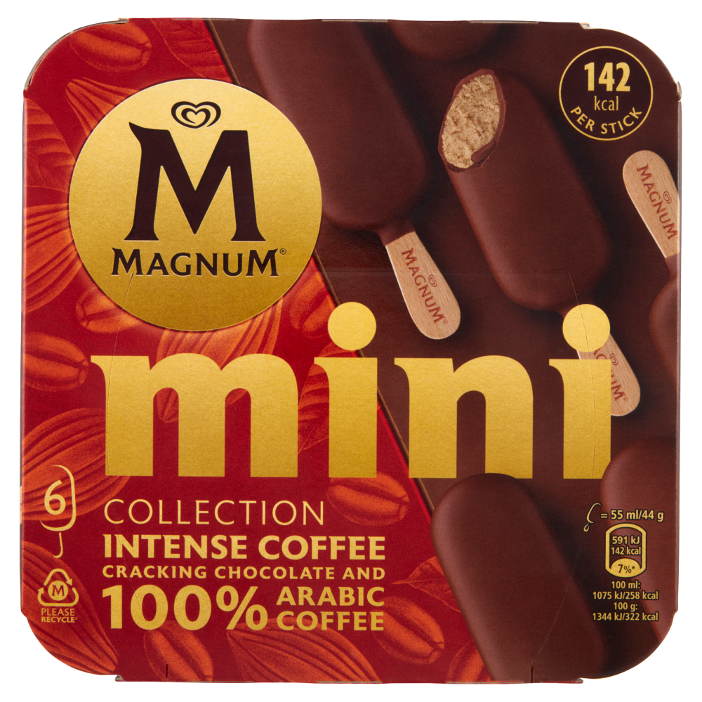 Magnum mini Collection Intense Coffee 6 x 44 g