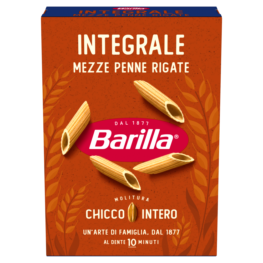 Barilla Pasta Integrale Mezze Penne Rigate 500g