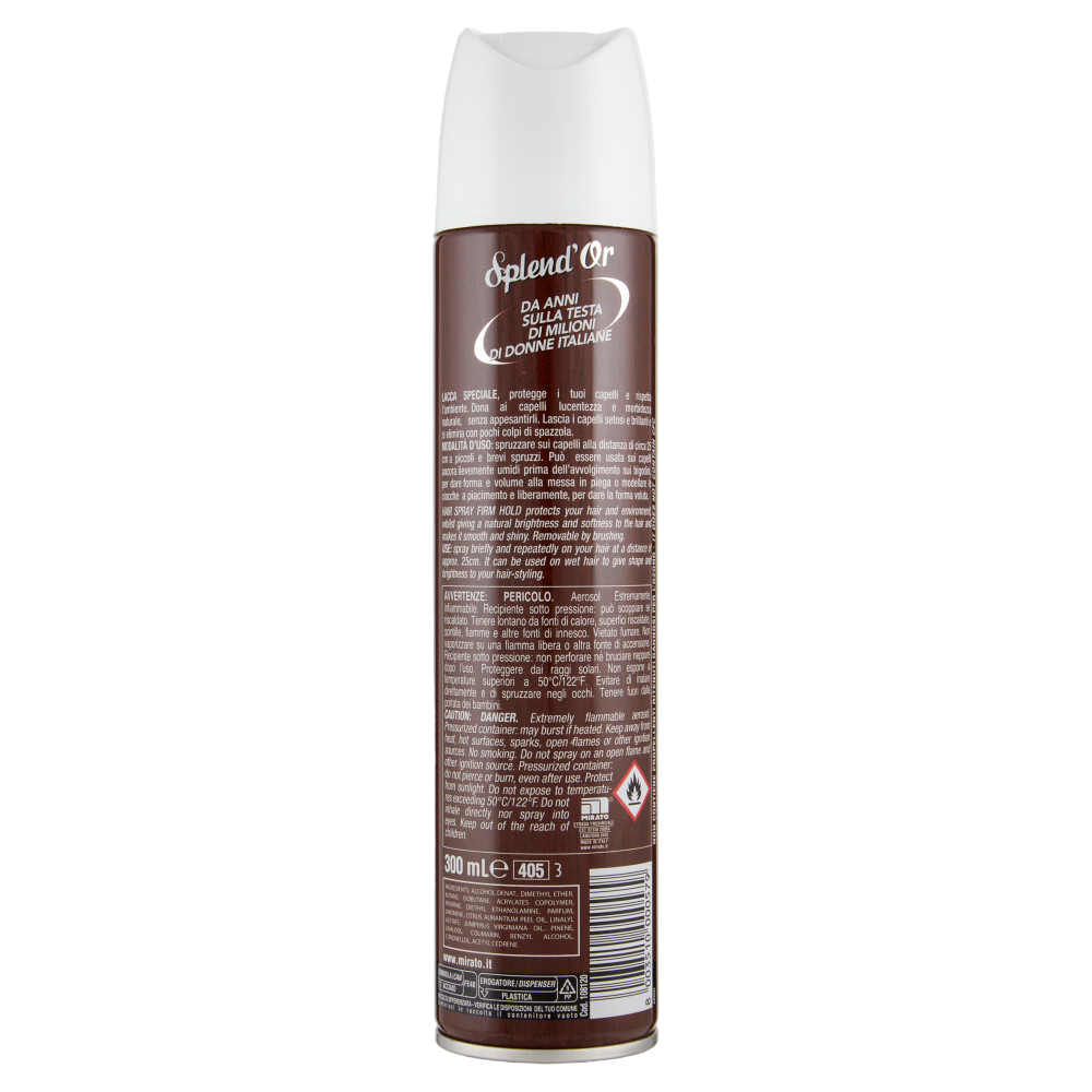 Splend'Or Lacca ecofix Fissaggio Forte 300 mL