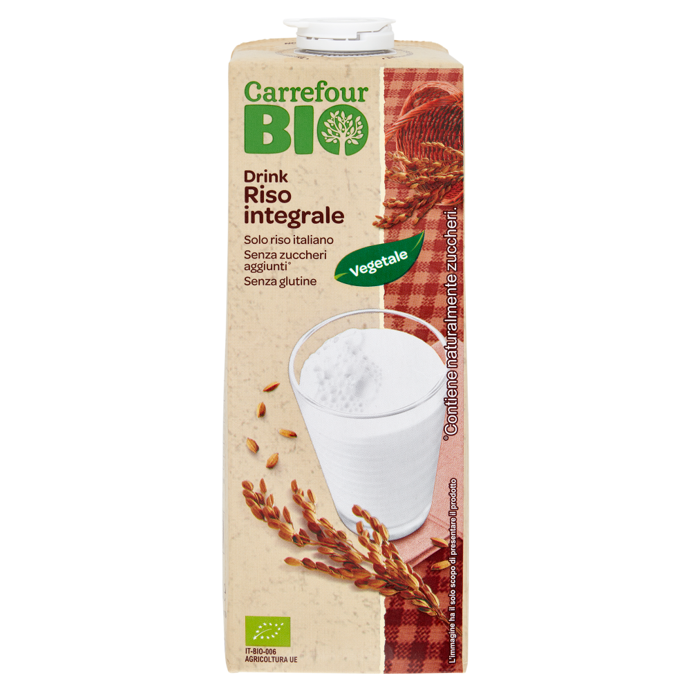 Carrefour Bio Drink Riso Integrale 1 L