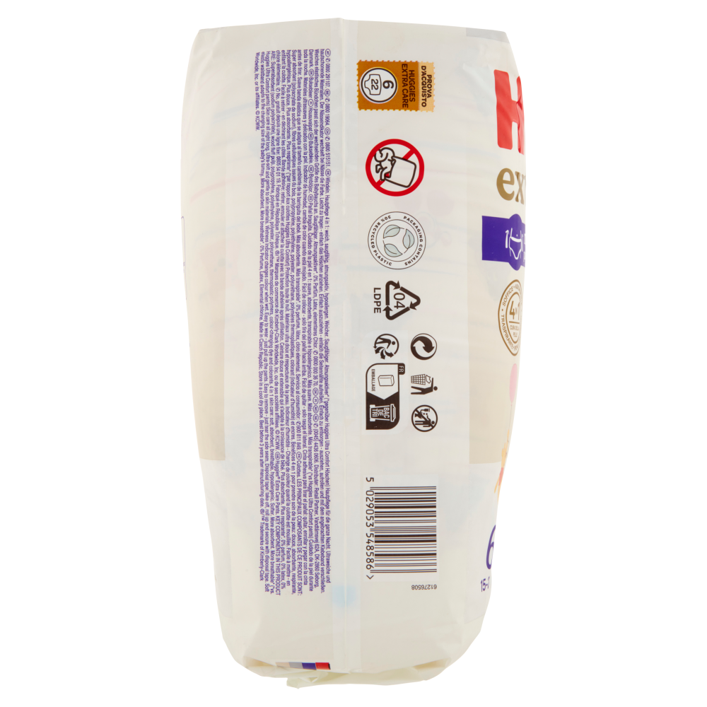 Huggies extra care mutandina 6 15-25 Kg 22 pz