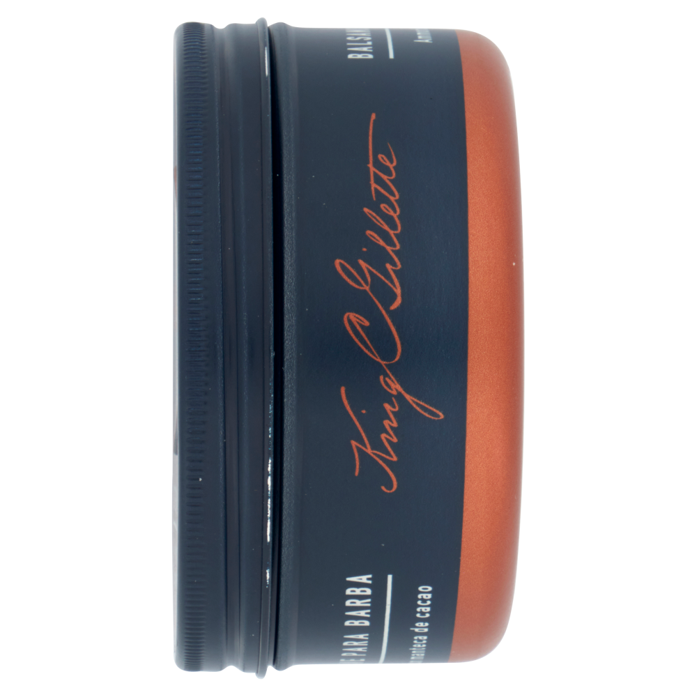 King C. Gillette Balsamo Delicato da Barba con Burro di Cacao, Olio di Argan, Burro di Karité 100 ml