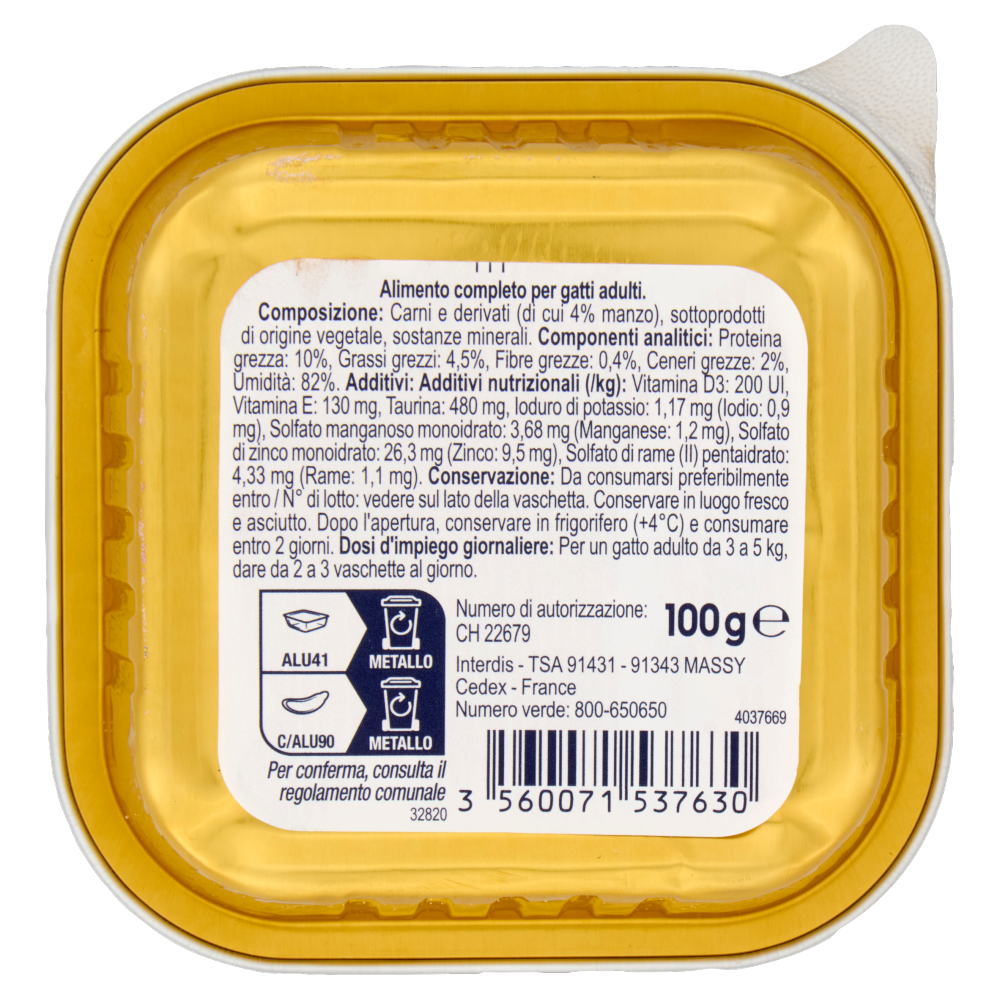 Simpl Terrina con Manzo 100 g