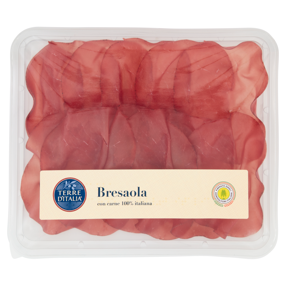 Terre d'Italia Bresaola con carne 100% italiana 100 g