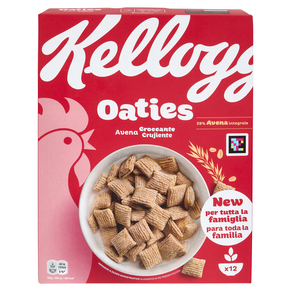 Kellogg's Oaties Avena Croccante 360 g