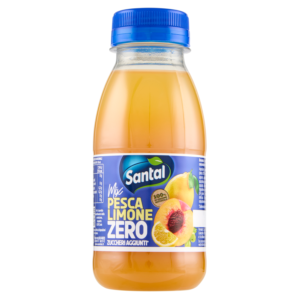 Sant&agrave;l Mix Pesca Limone Zero Zuccheri Aggiunti* 250 ml