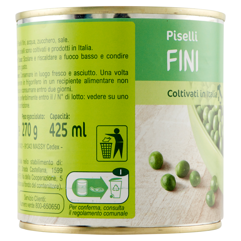 Carrefour Piselli Fini 410 g